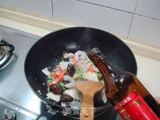 鲜虾焦香焙面的做法步骤：1