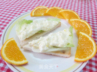 乳酪鸡蛋吐司的做法步骤：9