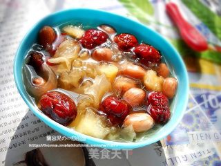 花生红枣银耳羹的做法步骤：6