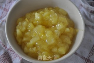 酸酸甜甜的 菠萝朗母牛角包的做法步骤：9