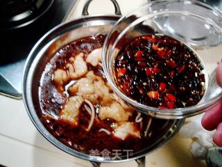 私家菜“水煮鱼片”的做法步骤：16