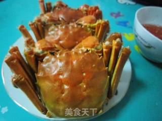 清蒸螃蟹的做法步骤：3
