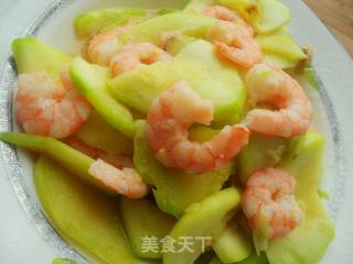 西葫芦炒虾仁的做法步骤：6