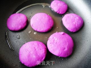 紫薯饼的做法步骤：4