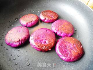 紫薯饼的做法步骤：5