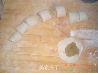 栗蓉油酥饼的做法步骤：6