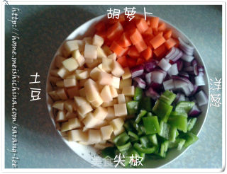 风味别样的李府韩式炸酱面짜장면~的做法步骤：3