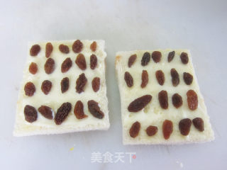 葡萄干吐司饼的做法步骤：5