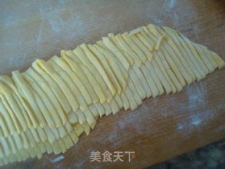 【南瓜的花样年华】雪菜肉丝南瓜面的做法步骤：6