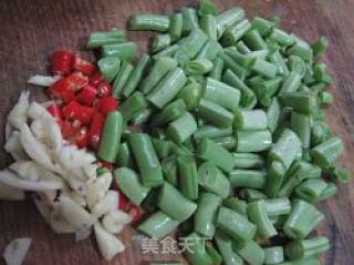梅菜四季豆的做法步骤：2