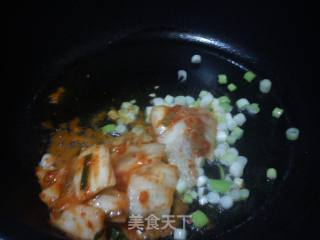 辣白菜炒饭的做法步骤：3