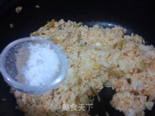 辣白菜炒饭的做法步骤：5