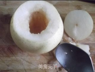 雪梨川贝炖冰糖的做法步骤：5