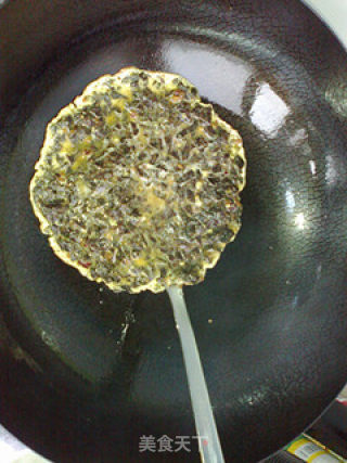 十分钟早餐—紫菜蛋饼的做法步骤：8
