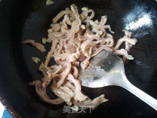 双椒肚丝的做法步骤：4