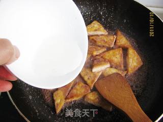 蟹籽酱烧豆腐的做法步骤：6