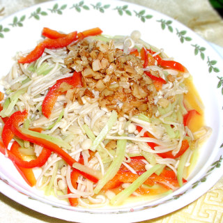 “蘑”力“食”足—金针干贝酥的做法步骤：10