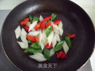 酸酸甜甜的开胃餐-----锅爆肉饭的做法步骤：6