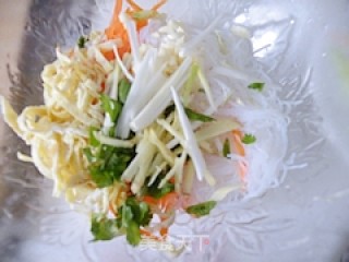 开胃凉菜---胡萝卜拌粉丝的做法步骤：12