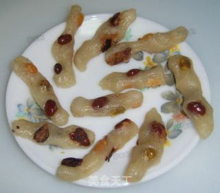 蜜豆爪印糕的做法步骤：6