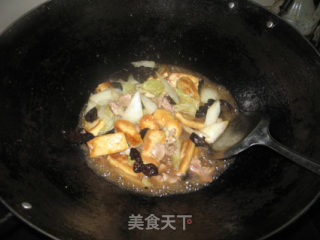 家常白菜豆腐的做法步骤：7