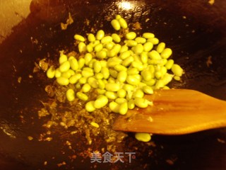 香干肉絲毛豆的做法步骤：4