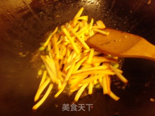 香干肉絲毛豆的做法步骤：7