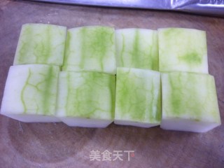 冬瓜菊花的做法步骤：2