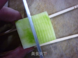 冬瓜菊花的做法步骤：3