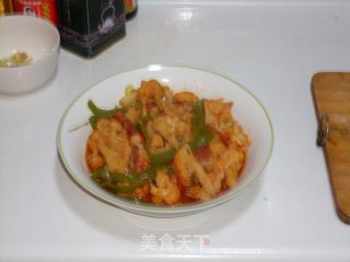 番茄炖花菜的做法步骤：7