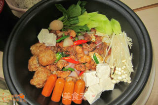 香辣鸡煲火锅的做法步骤：12