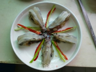 鲜蒸芙蓉虾的做法步骤：3
