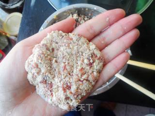 香煎牛肉豆腐饼的做法步骤：5