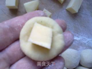 能拉丝的---地瓜奶酪球的做法步骤：8