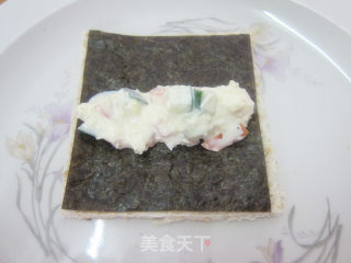 蔬菜沙拉吐司卷的做法步骤：10
