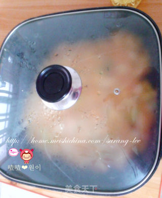 朝鲜美食—美味辣白菜饼 김치전的做法步骤：7