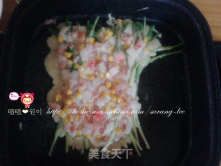 鲜味十足的韩式海鲜葱饼 해물파전的做法步骤：3