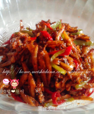 朝鲜美食—韩式酱辣小银鱼~的做法步骤：8