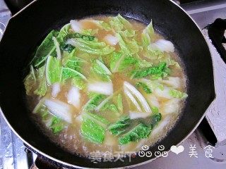 鸡肉豆腐味增锅的做法步骤：5