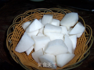 白萝卜炖猪肉的做法步骤：3
