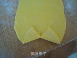 山寨面包——金牛角馒头的做法步骤：7