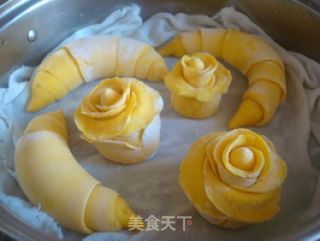 山寨面包——金牛角馒头的做法步骤：10