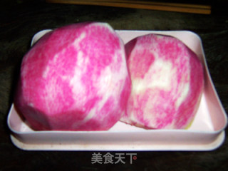 糖醋心里美萝卜的做法步骤：3