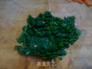 芹菜叶炒米饭的做法步骤：3