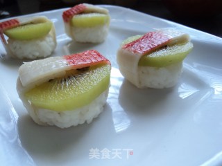 【猕猴桃海苔寿司】的做法步骤：13