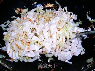 【随意的午餐】虾皮鸡蛋炒面的做法步骤：10