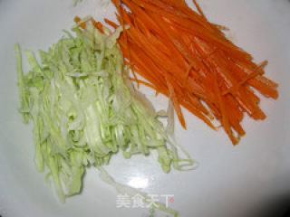 豌豆鸡蛋饼的做法步骤：2