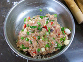 超简单的烙饼@@猪肉萝卜烙饼的做法步骤：3