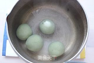 绿茶豆沙汤圆的做法步骤：7