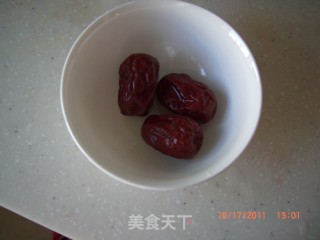 美容养颜——枸杞红枣豆浆的做法步骤：3